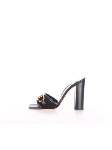 Elisabetta Franchi sandalo con fibbia logata