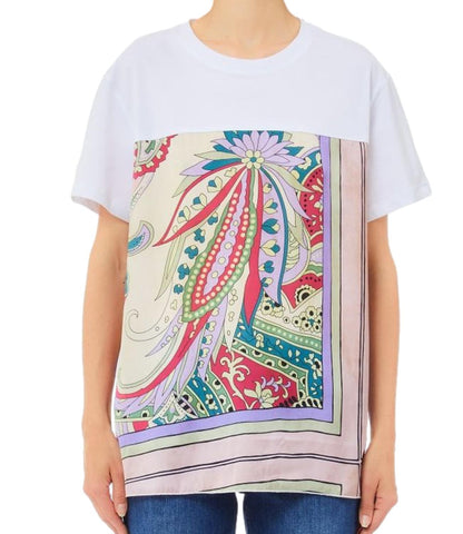 Liu Jo T-Shirt Bianca/Spring foulard Donna