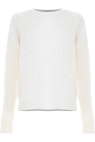 Pullover girocollo a intrecci - Maglia SPLENDIDA
