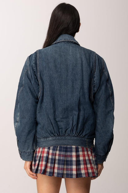 BALDO BOMBER BLUE WADE DENIM