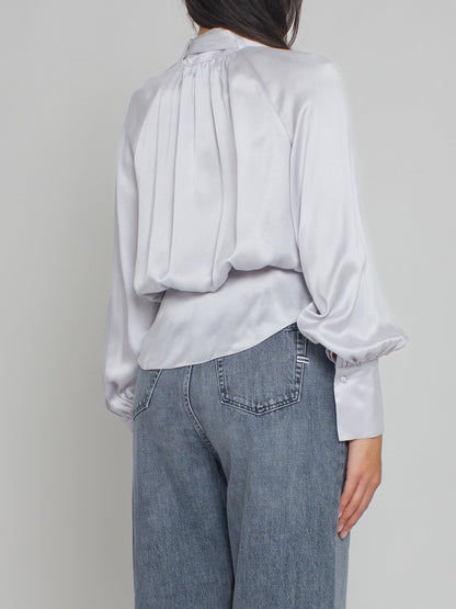 CAMICIA C/FIOCCO RASO SETA [AI25]