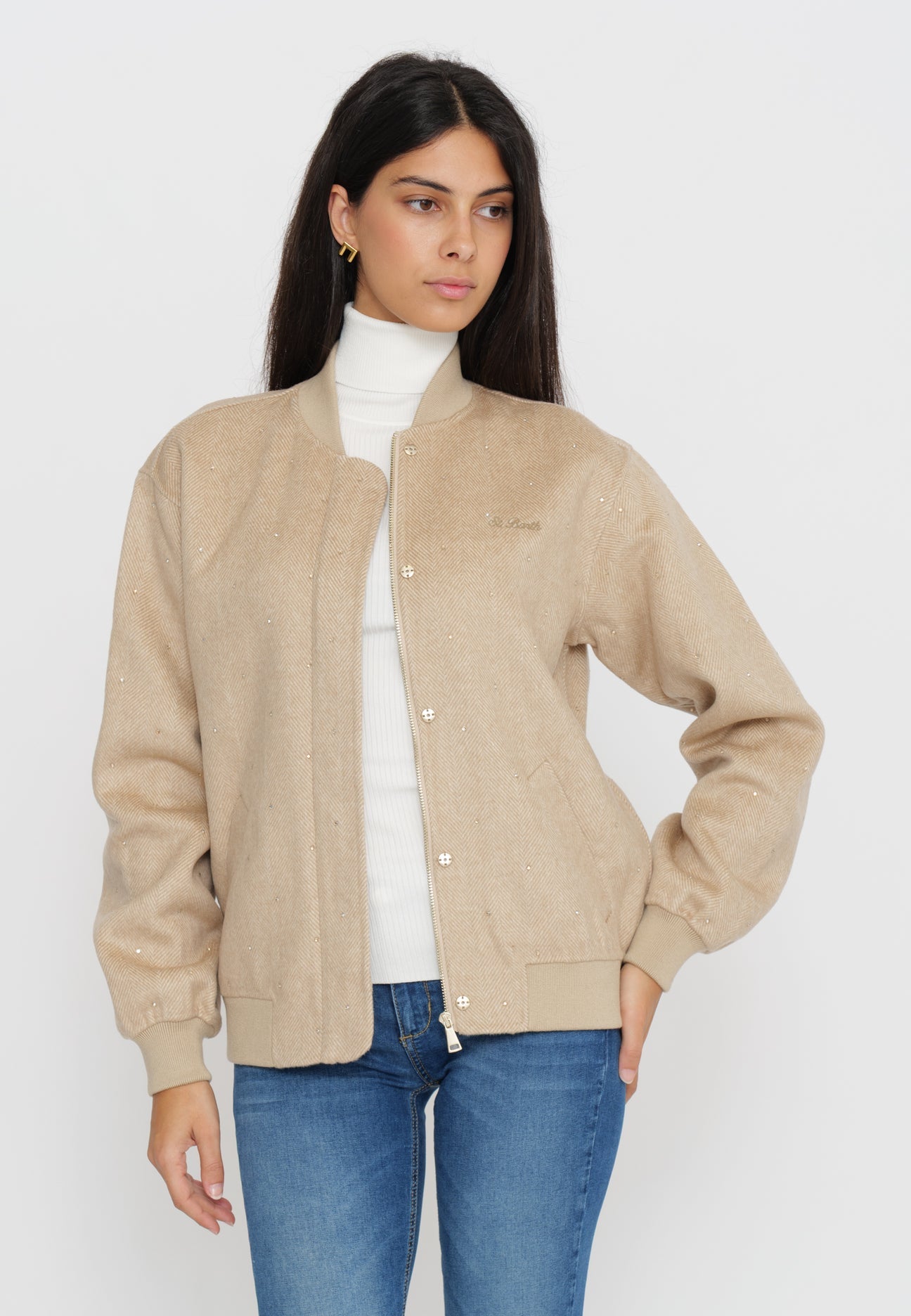 ADRIEN DOUBLE BOMBER JACKET