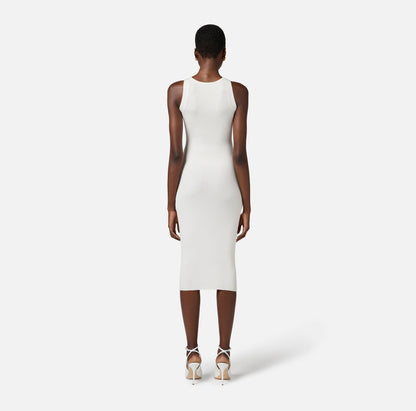 Abito a costine con cut out