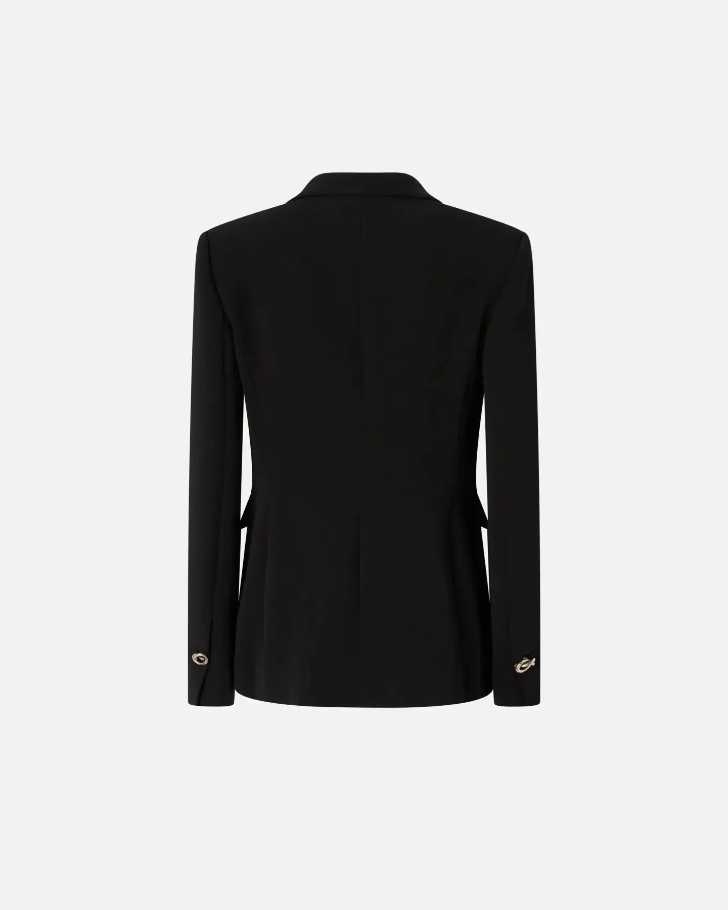 Blazer in cady tecnico con bottoni in metallo