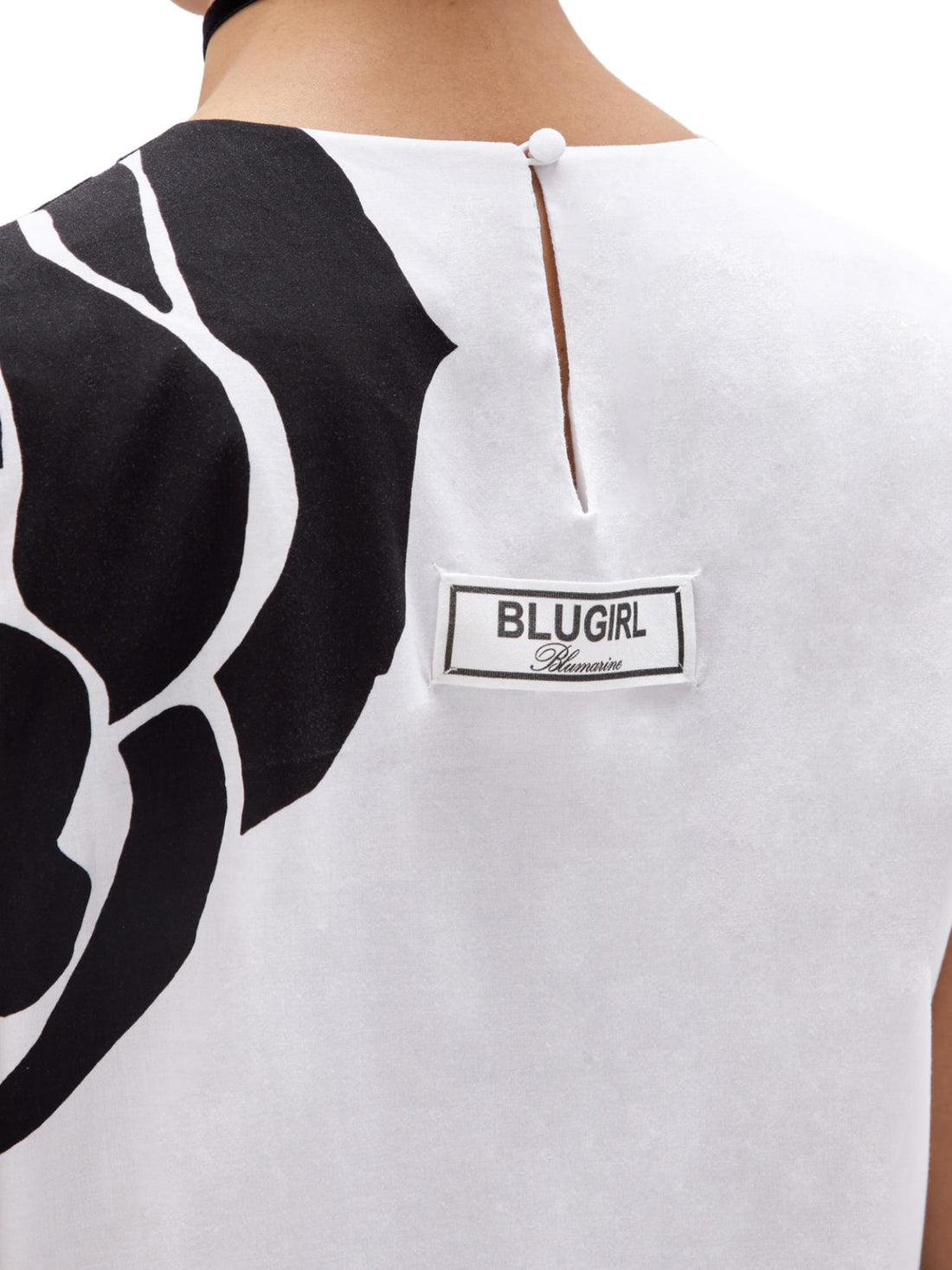 Blugirl Abito corto con rose