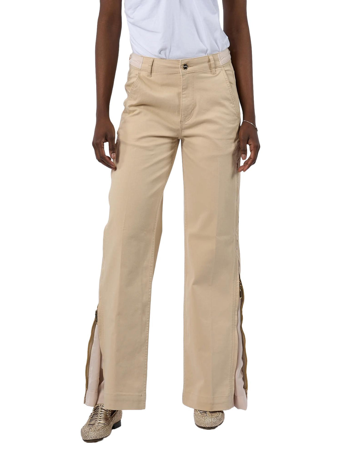 Blugirl Pantalone con zip laterale