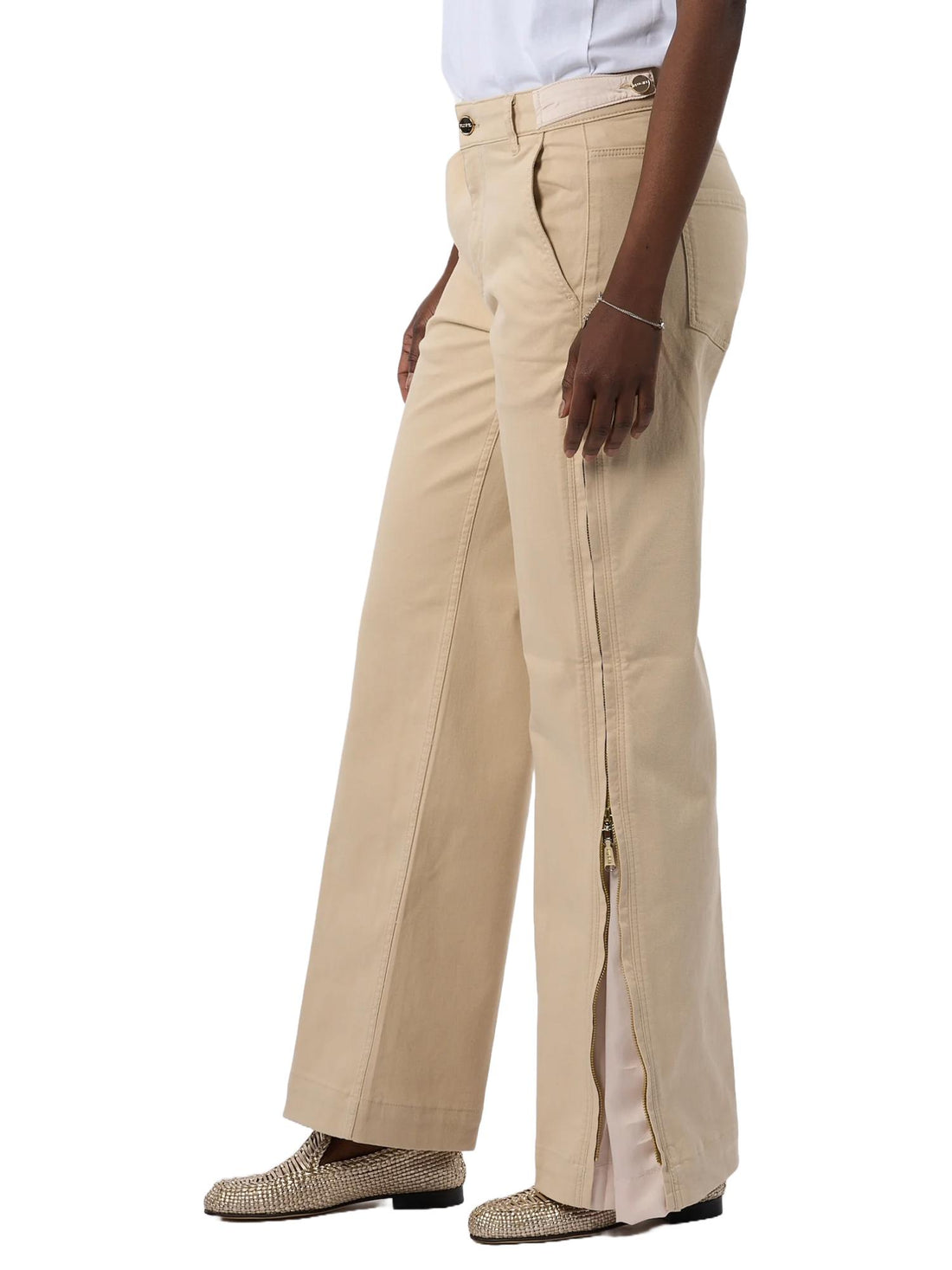 Blugirl Pantalone con zip laterale