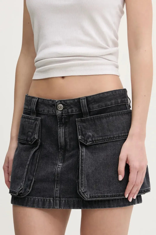 Diesel Gonna cargo in denim De-Ton