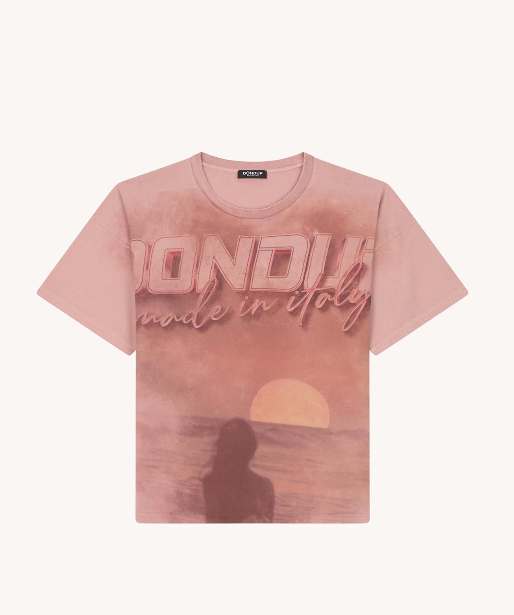 Dondup T-shirt girocollo over in jersey