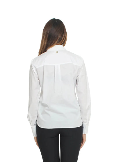 ECS CAMICIA REG POP RICAMATO