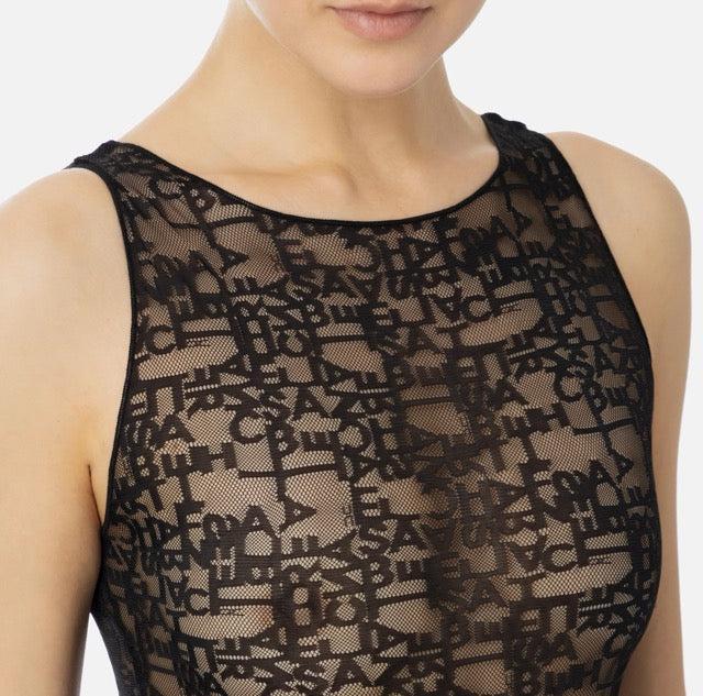 Elisabetta Franchi - Body In Tulle Lettering