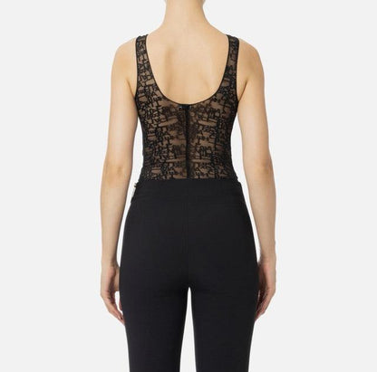 Elisabetta Franchi - Body In Tulle Lettering