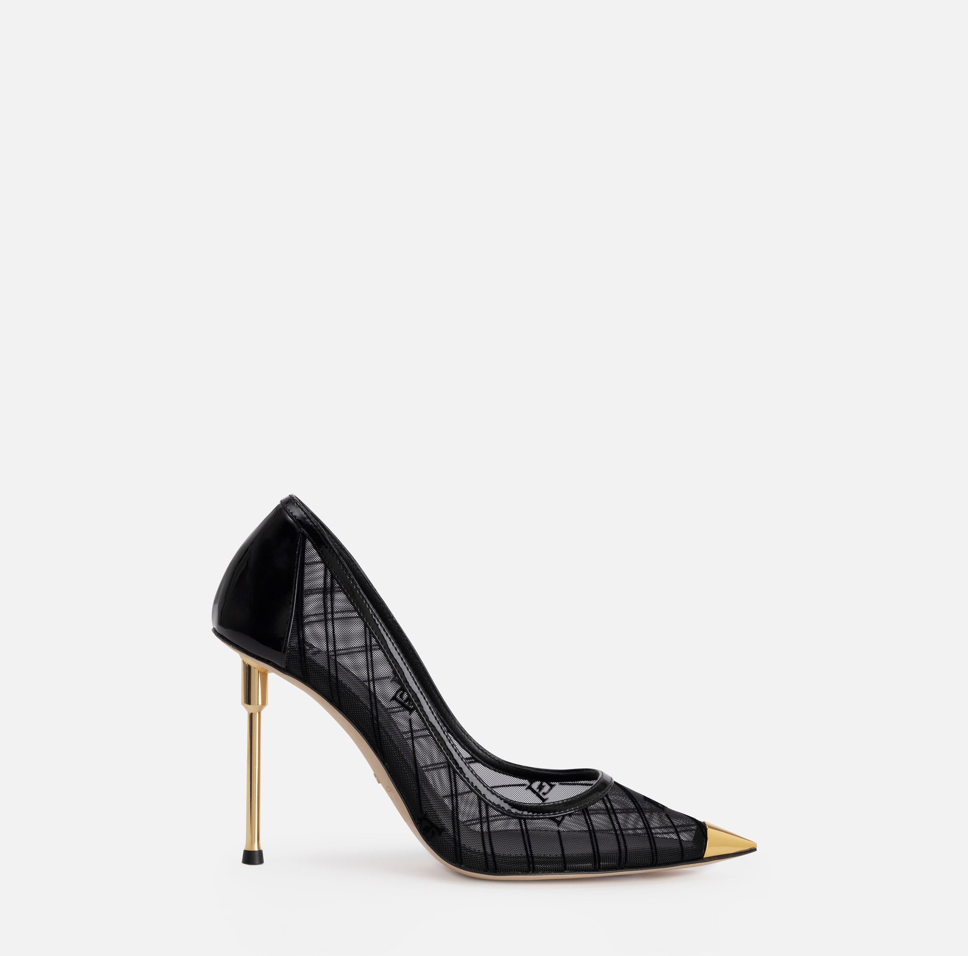Elisabetta Franchi - Décolleté In Rete Con Logo In Flock