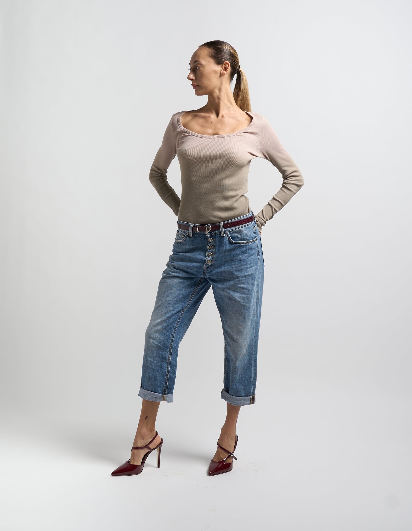 JEANS DONNA DONDUP KOONS GIOIELLO