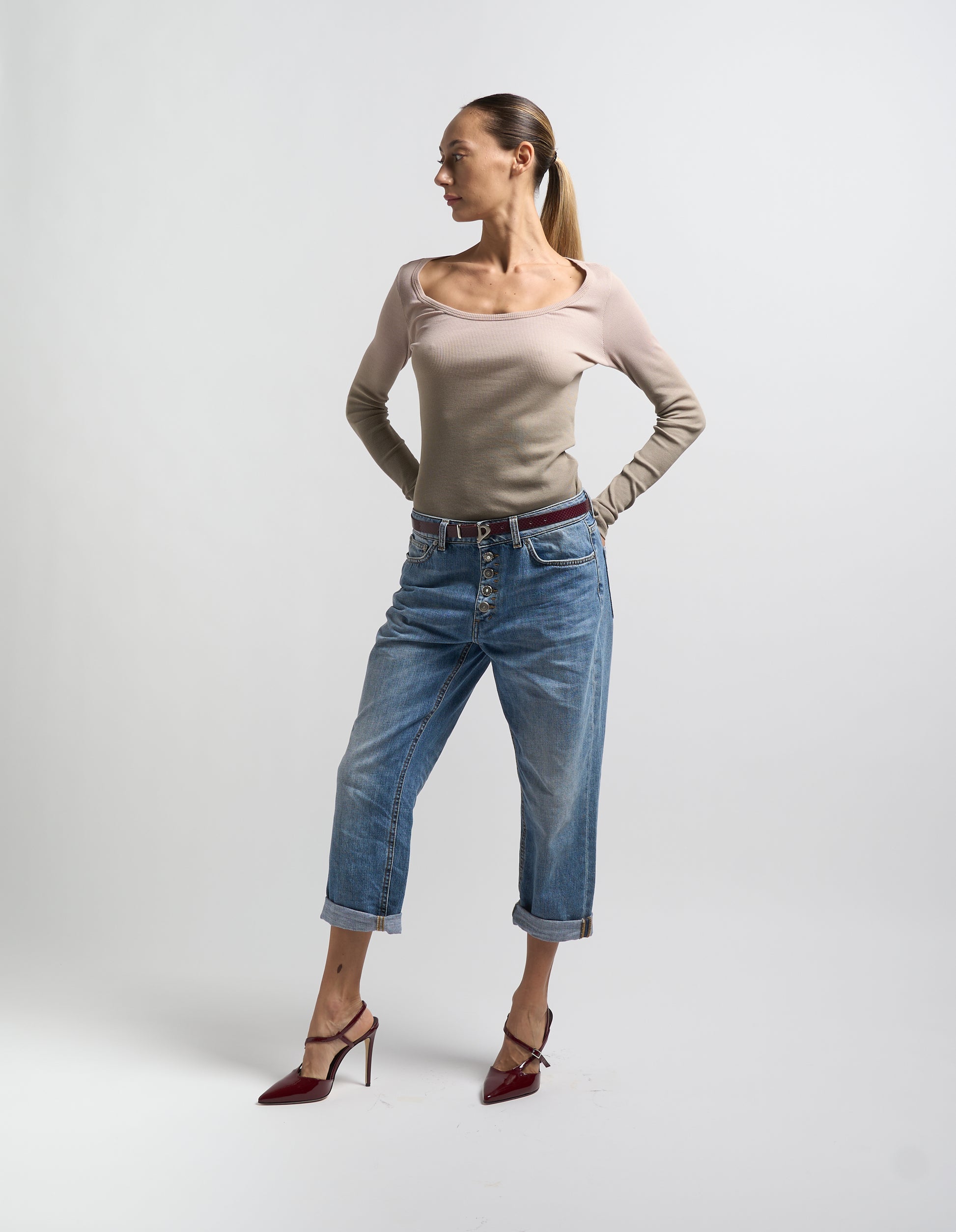 JEANS DONNA DONDUP KOONS GIOIELLO