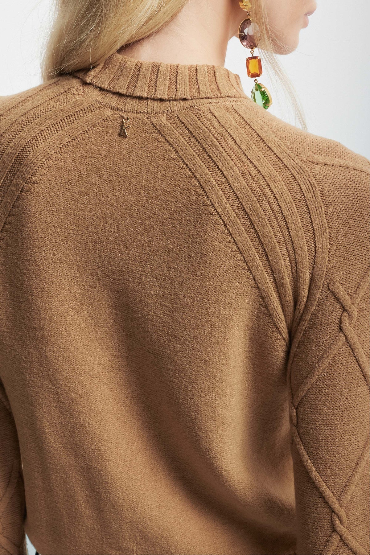 KOCCA - Kocca - Maglia A Collo Alto Con Motivo A Rombi - Maglia Deanna