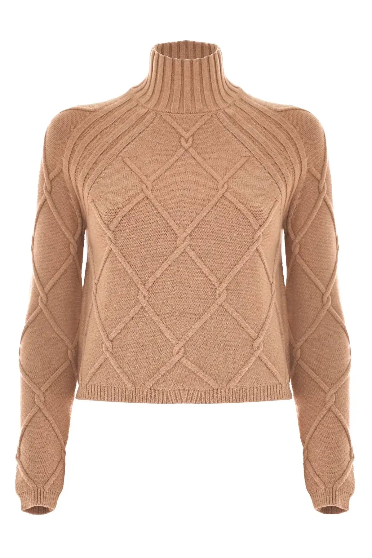 KOCCA - Kocca - Maglia A Collo Alto Con Motivo A Rombi - Maglia Deanna