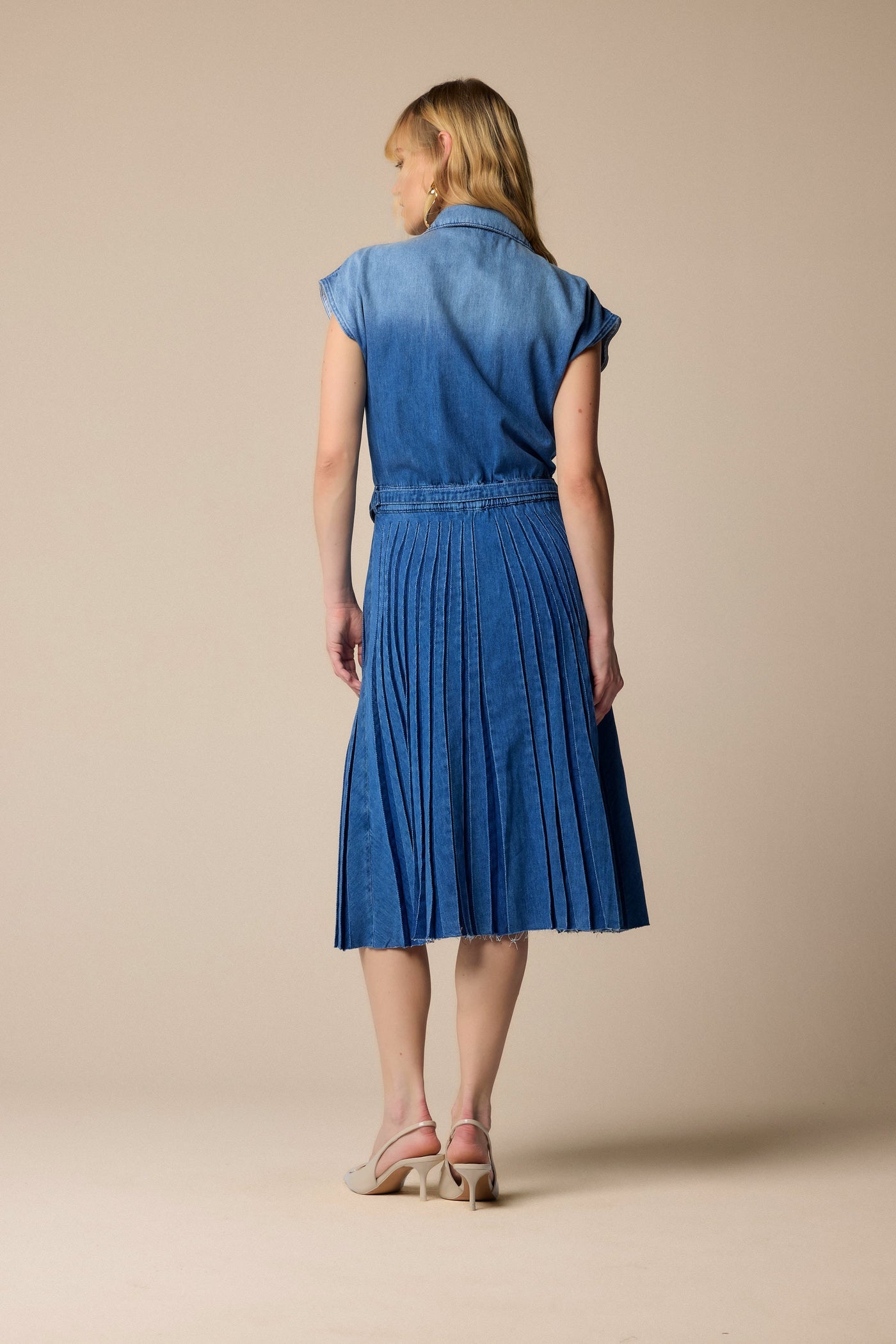 Kocca Abito midi in denim AMEL