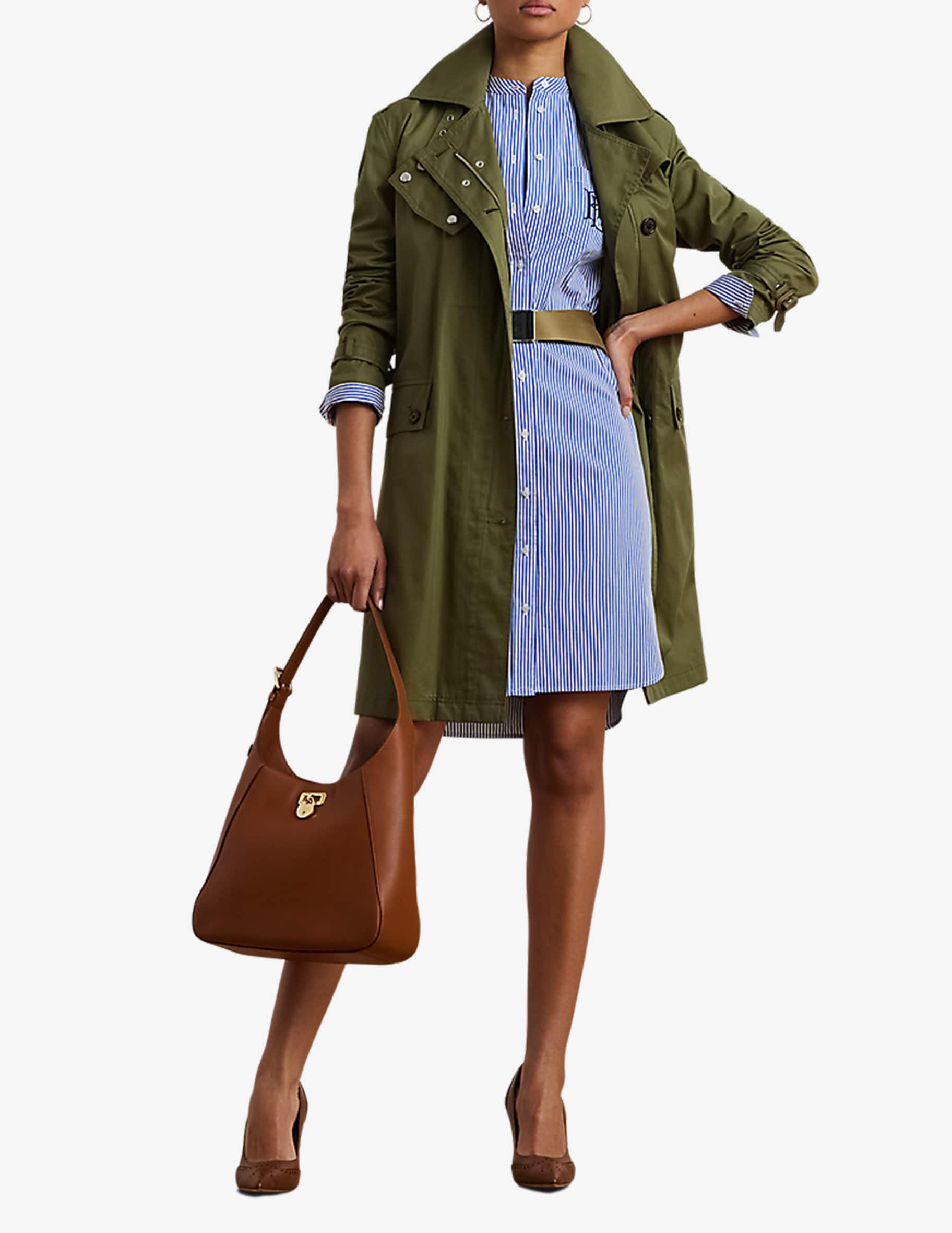 Lauren Ralph Lauren Kinley striped day dress