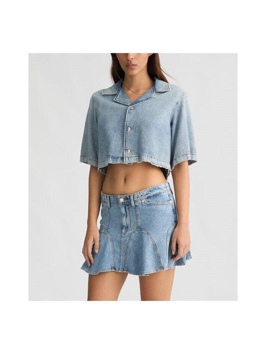 Liu Jo Camicia Crop Con Strass