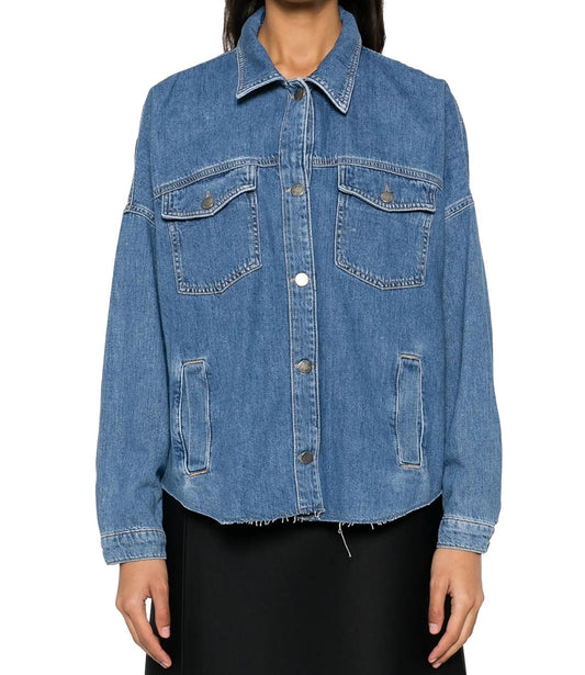 Liu Jo Giacca Denim Blue Donna