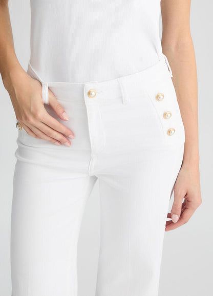 Liu Jo Pantaloni flare con bottoni