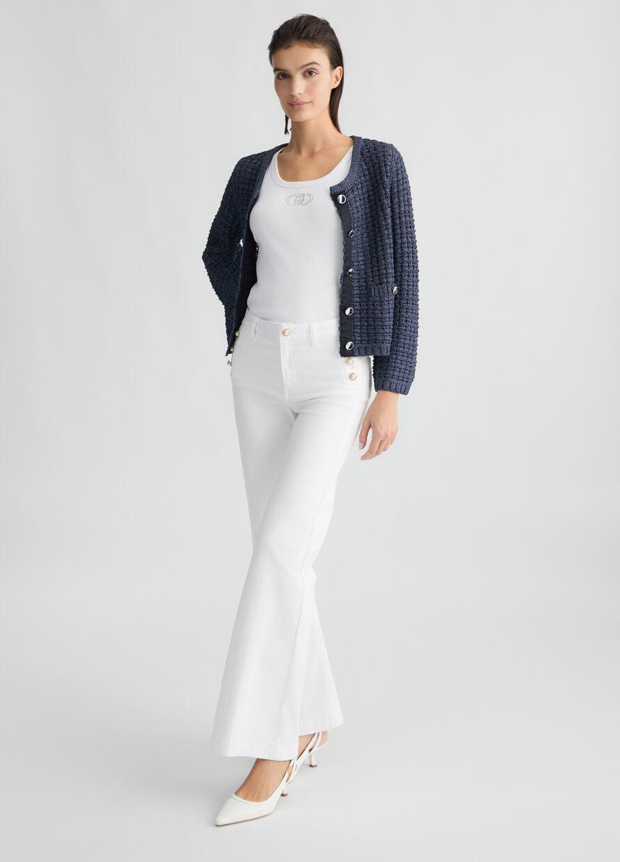 Liu Jo Pantaloni flare con bottoni