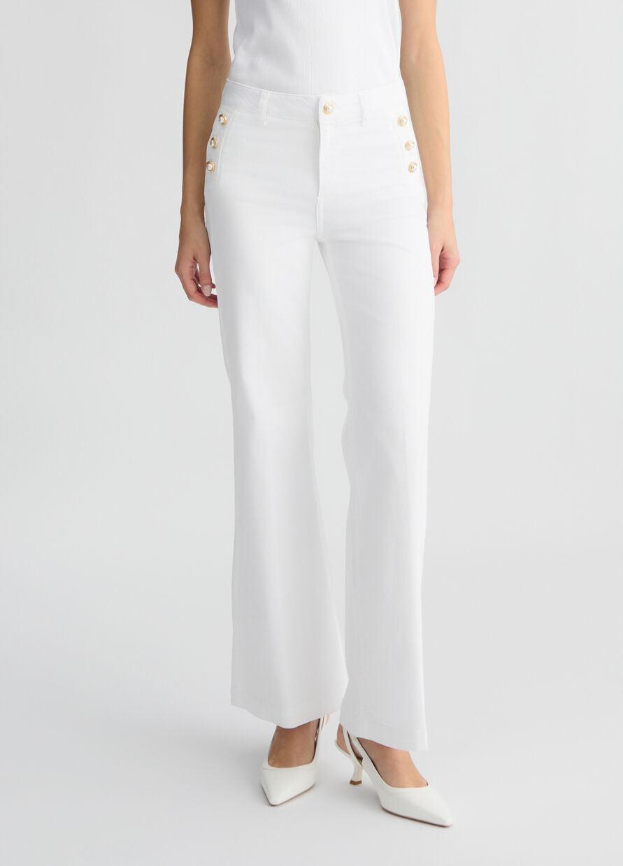 Liu Jo Pantaloni flare con bottoni