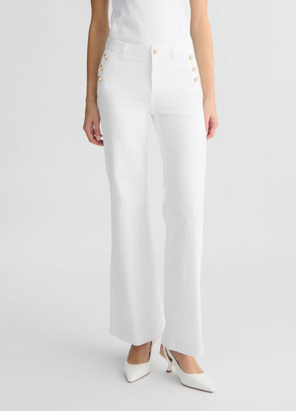 Liu Jo Pantaloni flare con bottoni