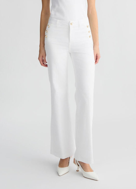 Liu Jo Pantaloni flare con bottoni