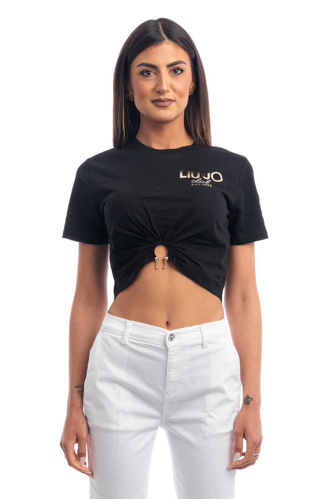 Liu Jo T-Shirt donna con dettaglio frontale