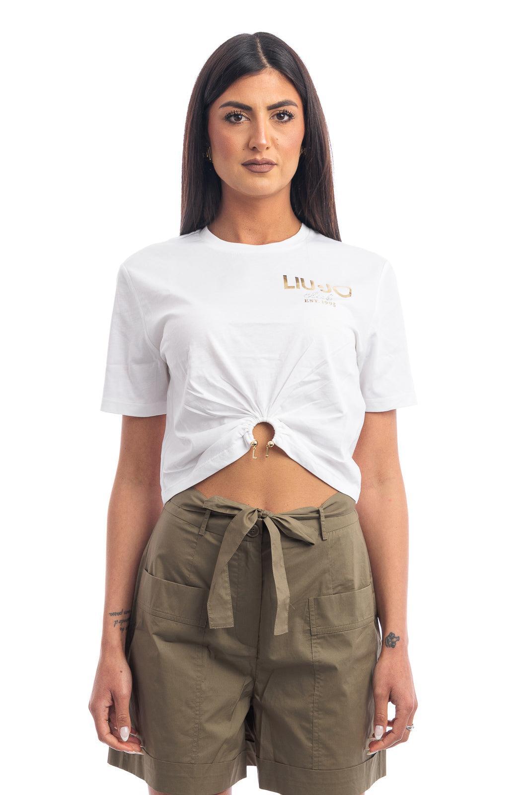 Liu Jo T-Shirt donna con dettaglio frontale