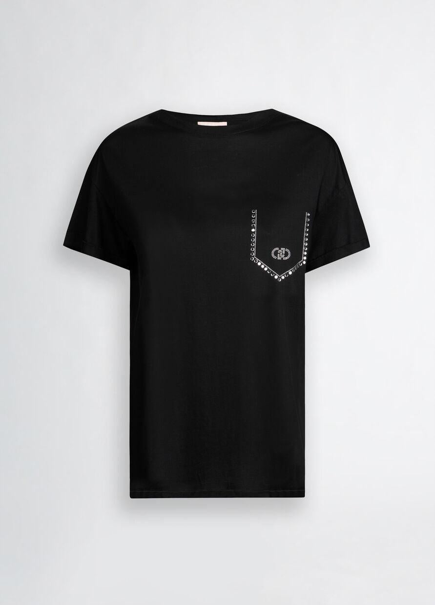 Liu Jo T-Shirt donna con strass