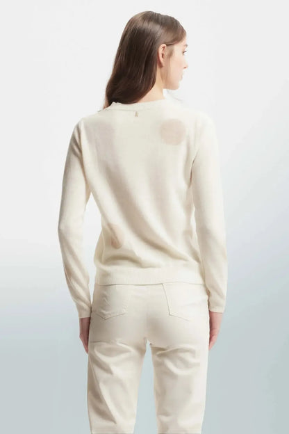Maglia a maniche lunghe con fantasia geometrica LUCILLA