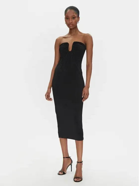 PINKO Abito da cocktail Rosso Regular Fit