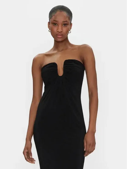 PINKO Abito da cocktail Rosso Regular Fit