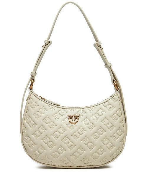 PINKO HALF MOON MINI Borsa a spalla, in pelle