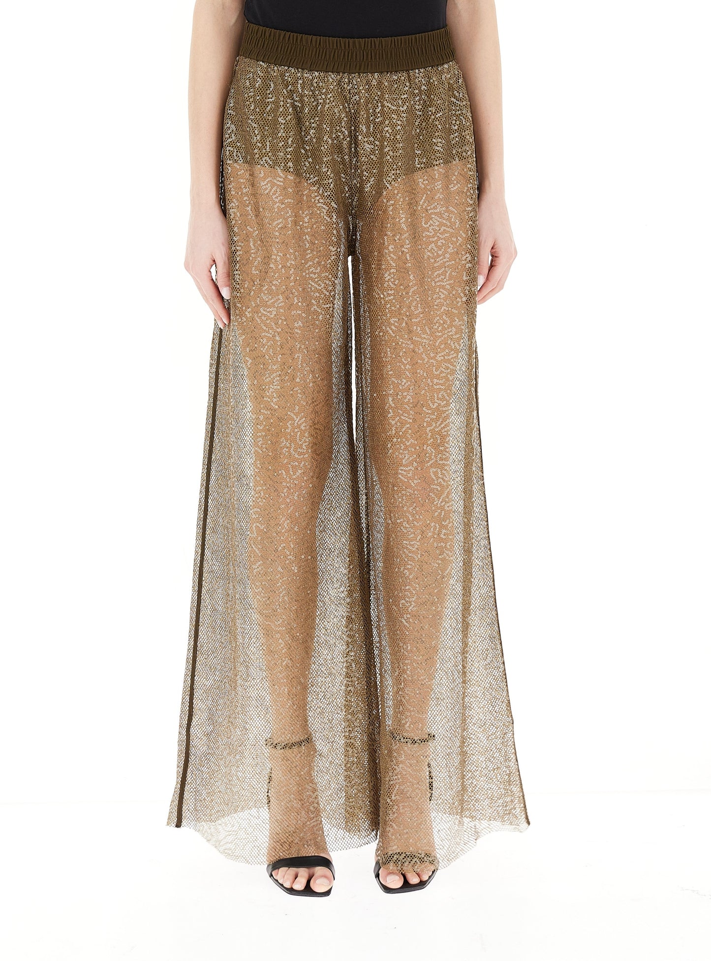 PINKO Pantalone con paillettes