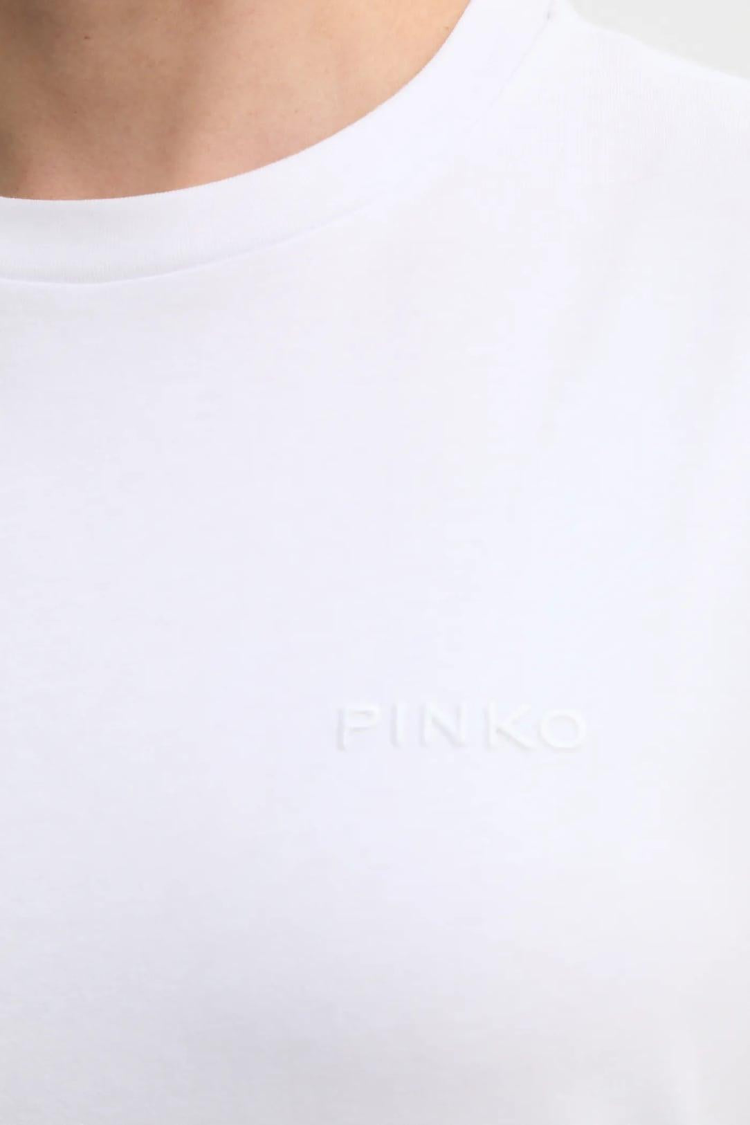 PINKO T-shirt Start Bianco Regular Fit