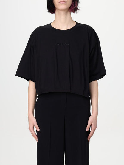 PINKO T-shirt crop in cotone Pinko