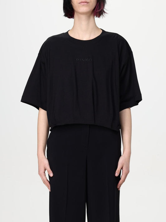 PINKO T-shirt crop in cotone Pinko