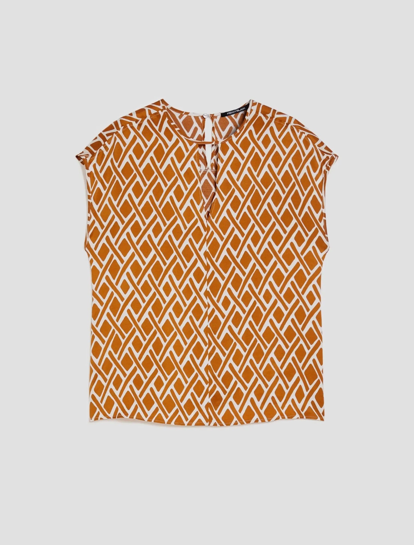 Pennyblack Blusa in twill a fantasia