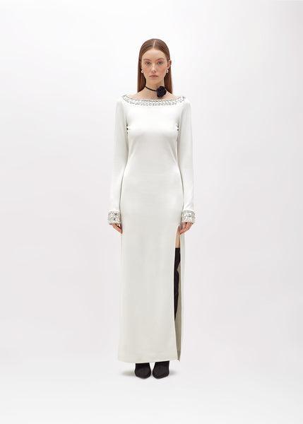 GRET ABITO JERSEY DETT. GIOIELLO