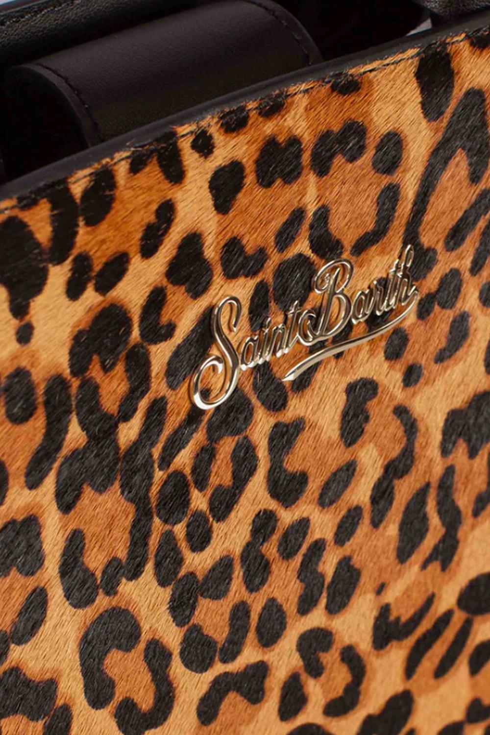 SHOP BAG MINI-LEO BRUSHED LEATHER 18