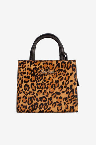 SHOP BAG MINI-LEO BRUSHED LEATHER 18