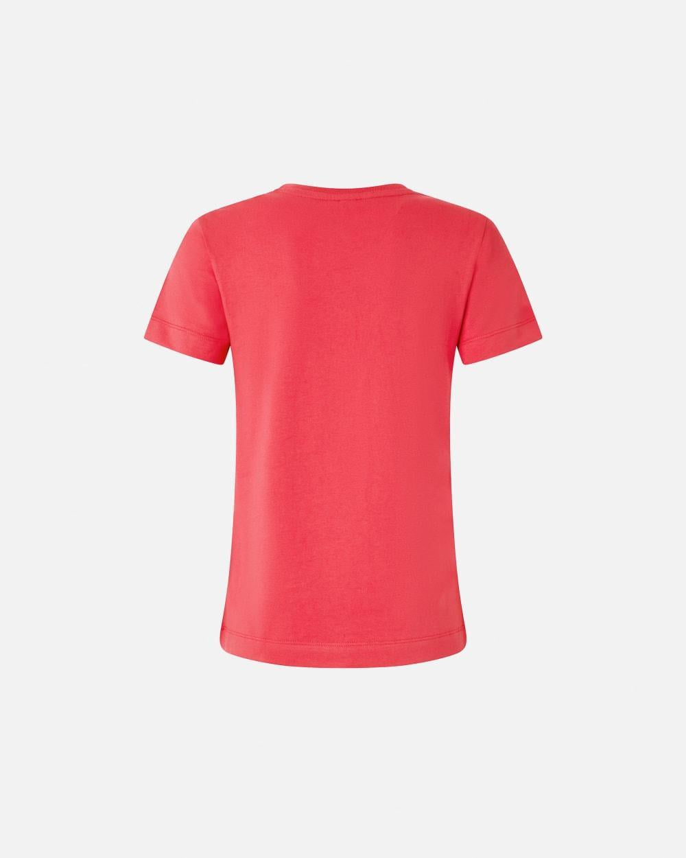 T-shirt maniche corte logo ricamato