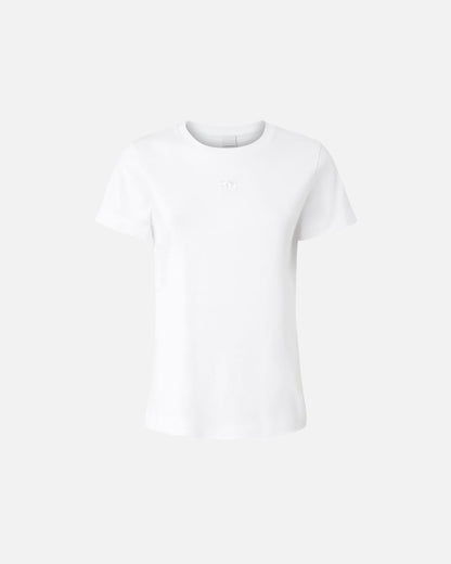 T-shirt maniche corte logo ricamato