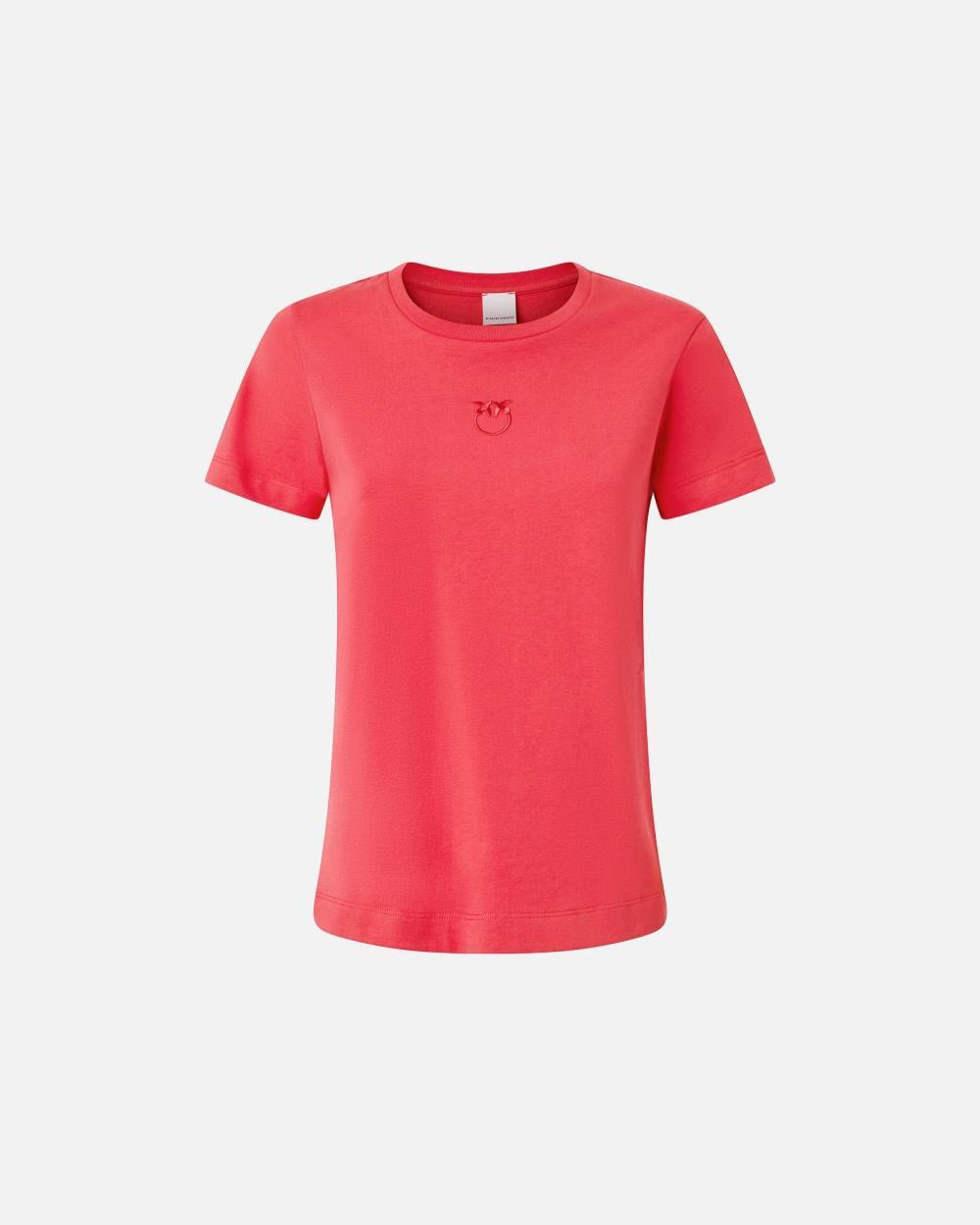 T-shirt maniche corte logo ricamato