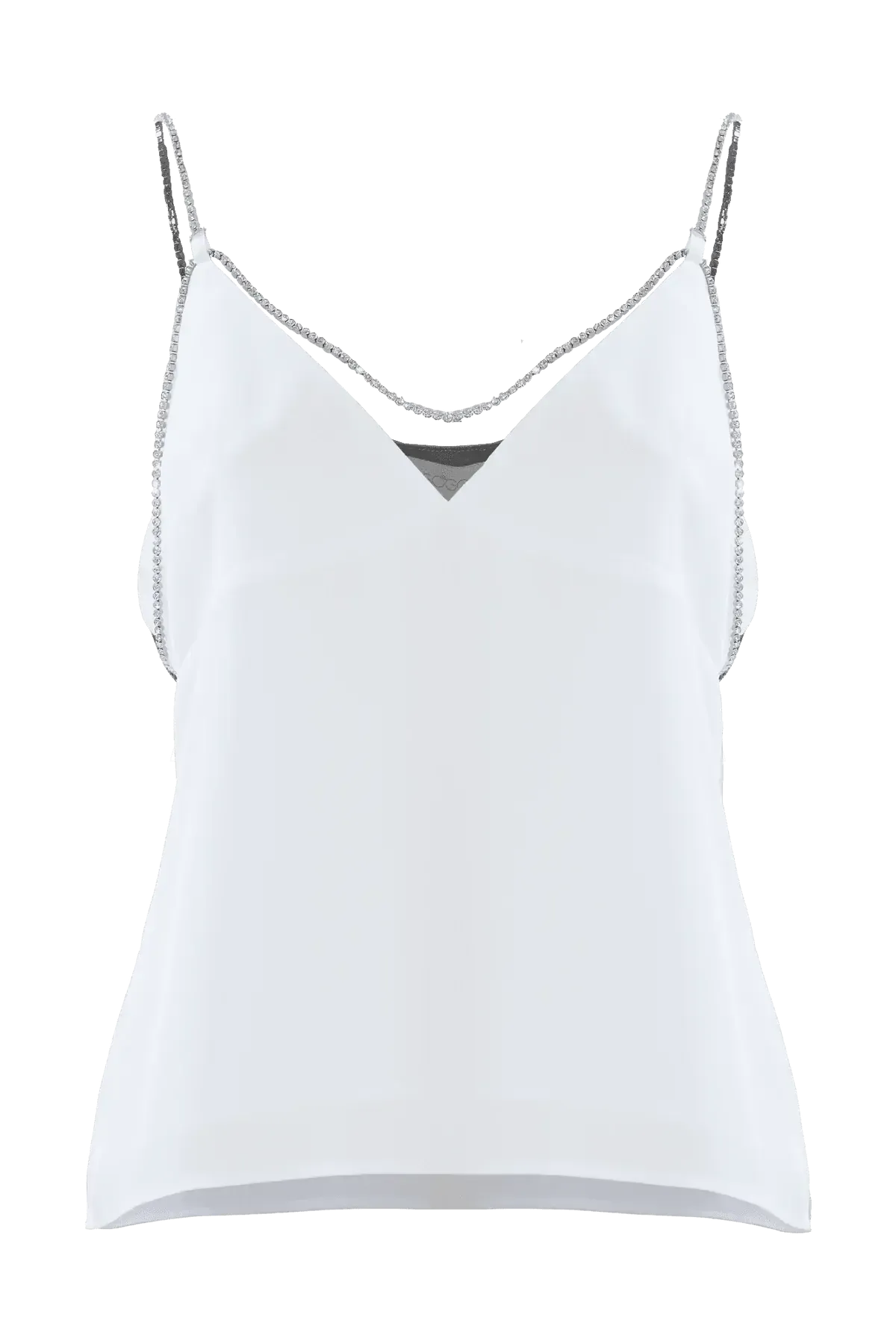 Top svasato con spalline in strass - Top ANAISA