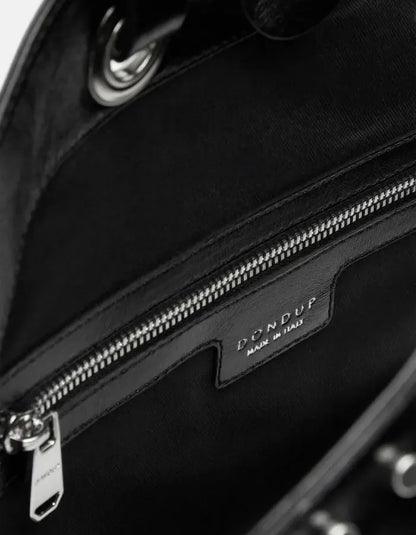Tote bag in pelle lucida